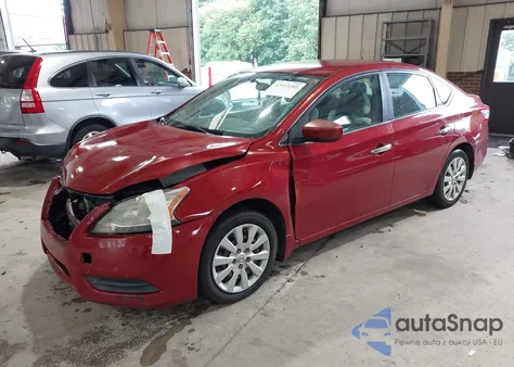 2013 Nissan Sentra Sv z USA, uszkodzony, nr VIN 3N1AB7AP5DL653194